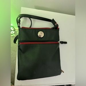 Black Tommy Hilfiger leather purse